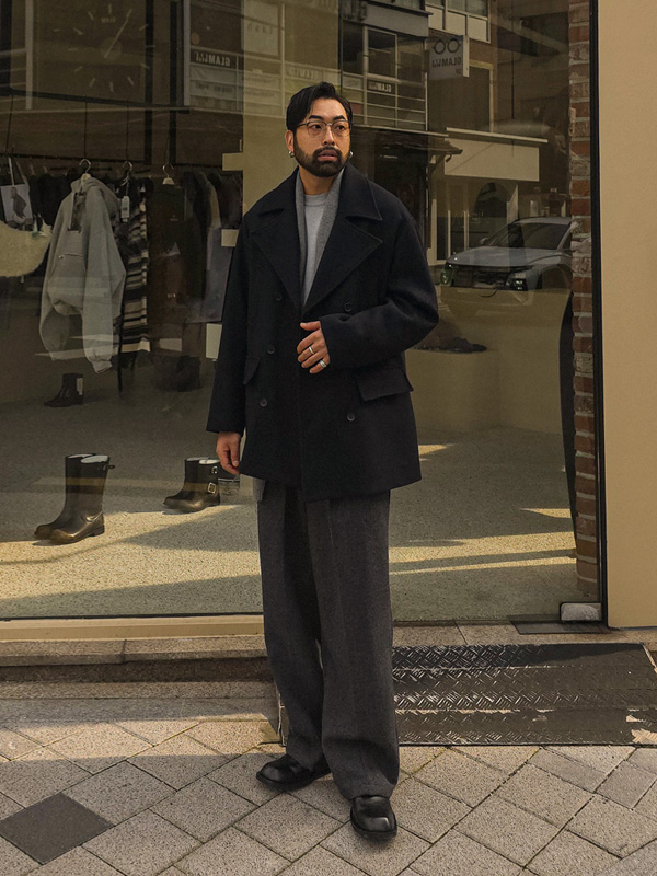 이드리야 Wool 더블코트