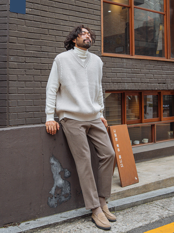 (2XL-4XL)<BR>야스퍼 Back banding 기모슬랙스A78