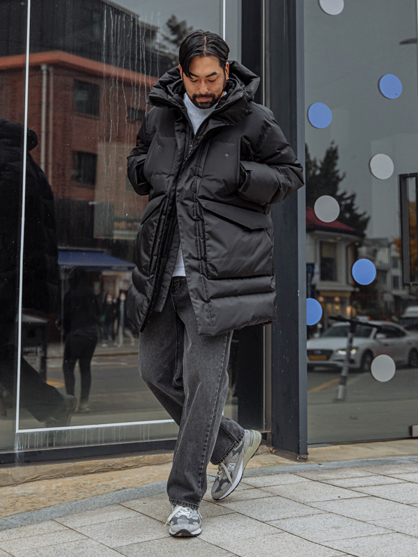 (XL~4XL)<BR>허프만 Goose down Padding jumper