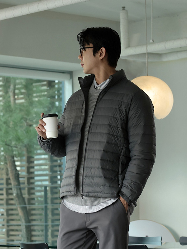 (L-7XL)<BR>나투리타 Goose down 경량점퍼