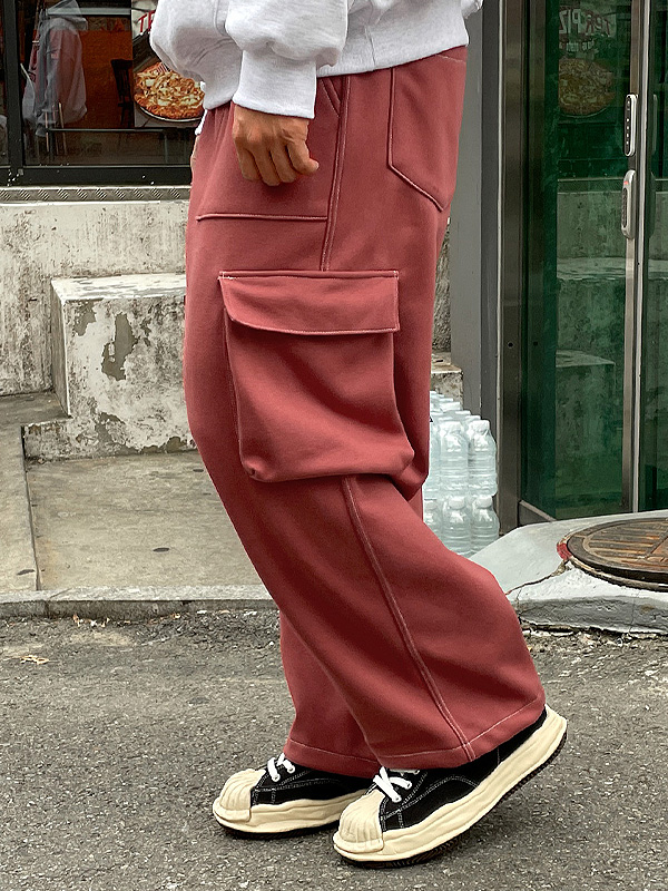 (3XL-6XL)<BR>딜크 cargo-banding 기모팬츠