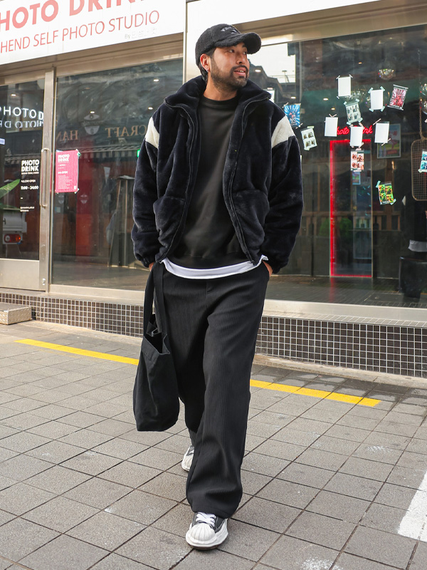 (M-5XL)<BR>garnet Semi-wide fit 기모밴딩팬츠