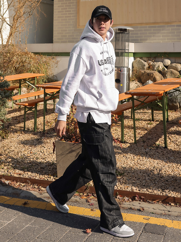 (XL-6XL)<br>다클리 USAa fleece hoodie