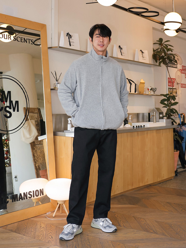 (L-5XL)<BR>킬티마 standard fit 스판데님 기모팬츠