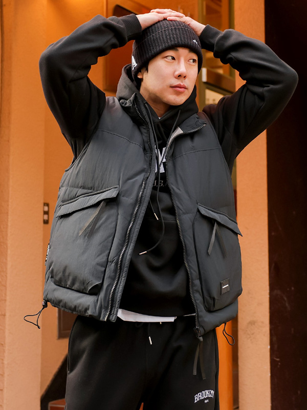 (L-5XL)<BR>리그너 Goose down Padded vest