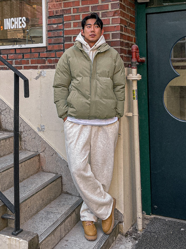 (XL-6XL)<BR>나칸도 Semi-wide fit Training 기모팬츠