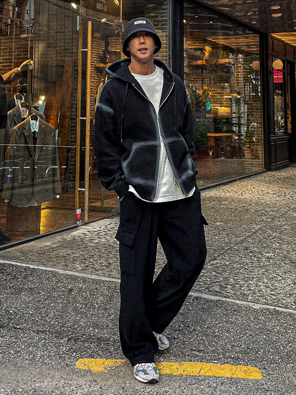 (XL-6XL)<BR>트레이크 Napping hood zip-up