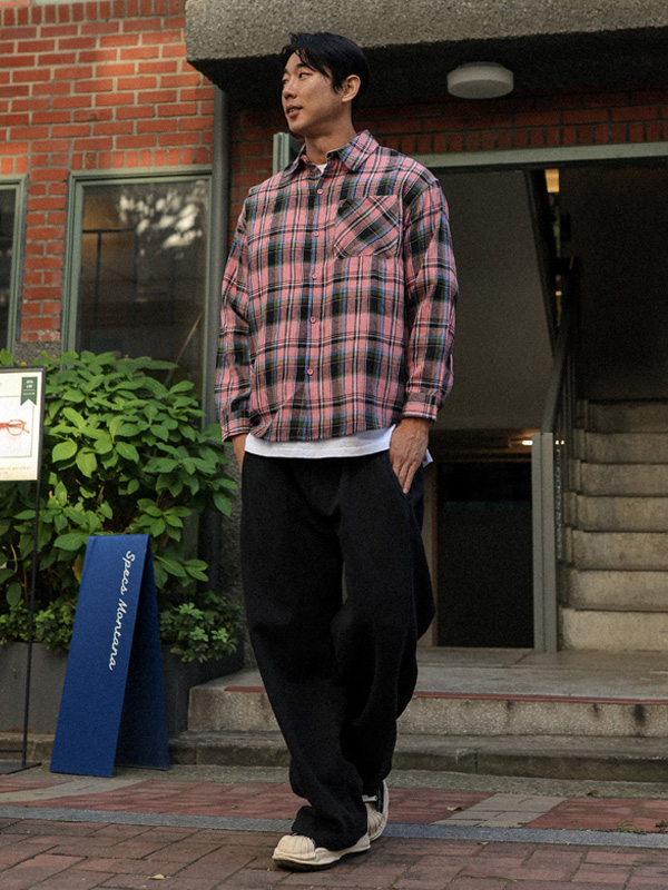 (XL-4XL)<br>파르디 wide fit 기모밴딩팬츠