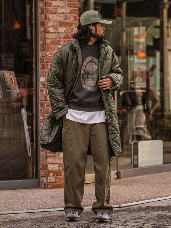 (L-6XL)<BR>타마하라 Semi-wide fit 후리스밴딩팬츠 9679