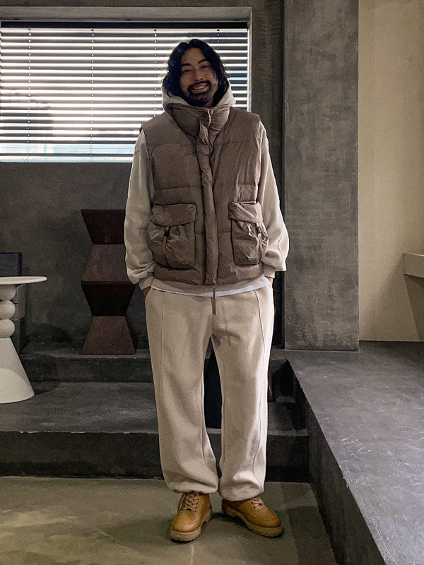 (L-3XL)<BR>루드노 Goose down Padded vest