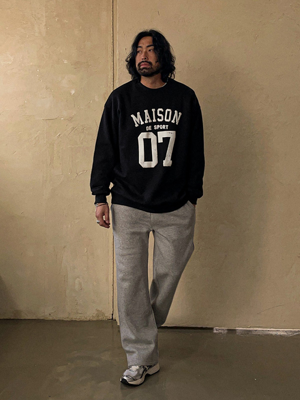 (M-6XL)<BR>스티수드 Semi-wide fit banding pants