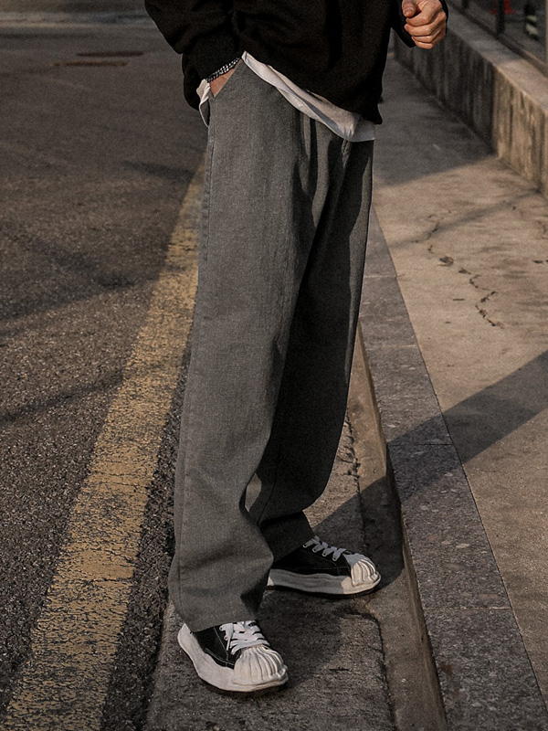 (M-5XL)<BR>카마리아 standard fit 기모뒷밴딩팬츠 70