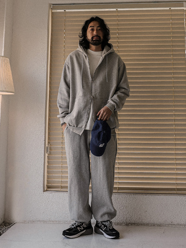 (XL-5XL)<BR>톨스버리 Napping hood zip-up+라이페노 조거밴딩 기모팬츠