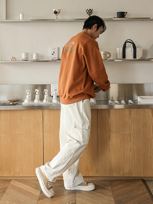 (L-4XL)<BR>리다코트 standard fit Banded Cargo Pants