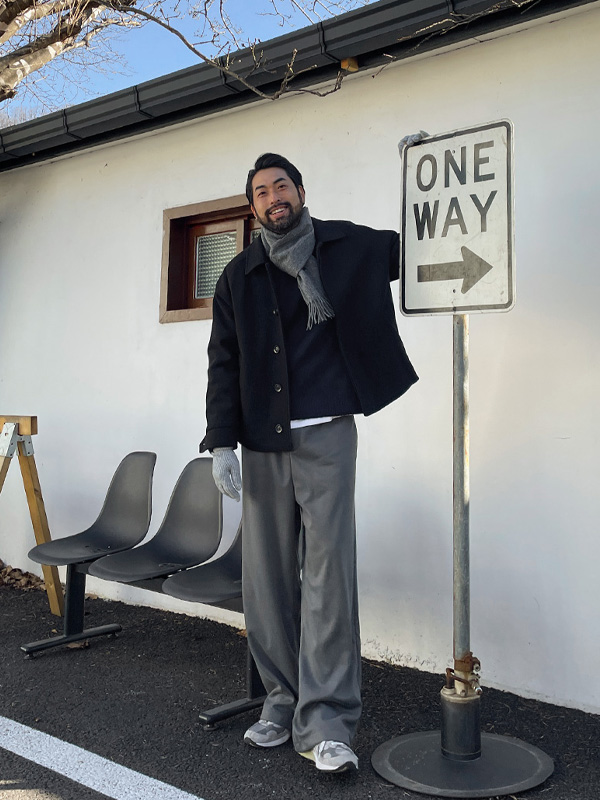 (M-2XL)<BR>퍼레이크 wide fit Banding Slacks P9145