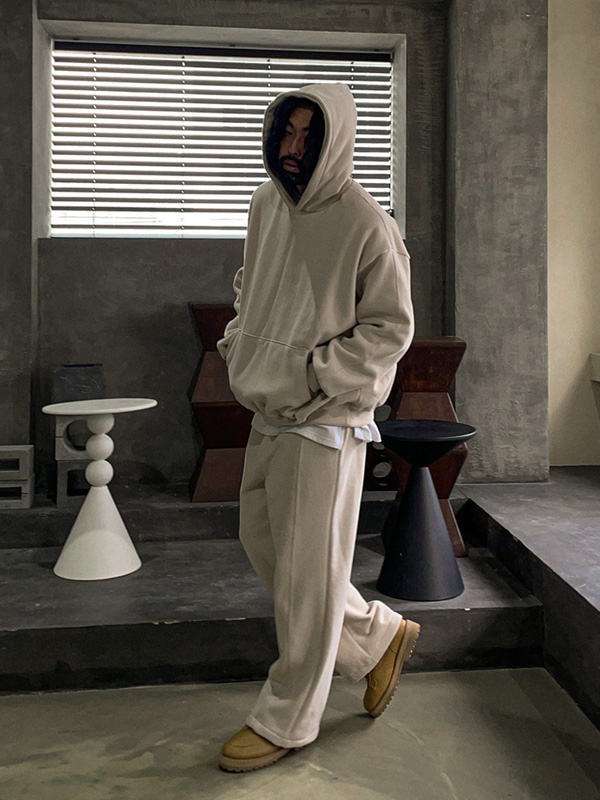 (XL-6XL)<BR>카찬라 Semi-wide fit  기모밴딩팬츠