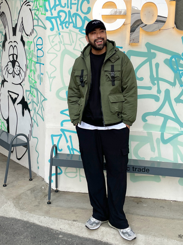 (M-6XL)<BR>달바딘 Wide cargo-banding 기모팬츠 124