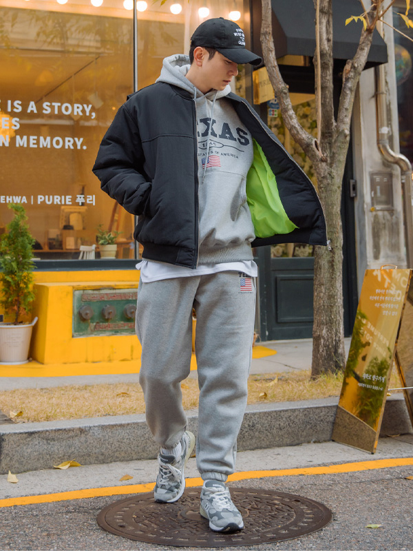 (L-5XL)<BR>카산 Training 기모팬츠