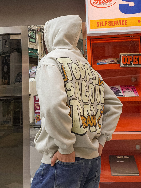 단타치 pigment a fleece hoodie