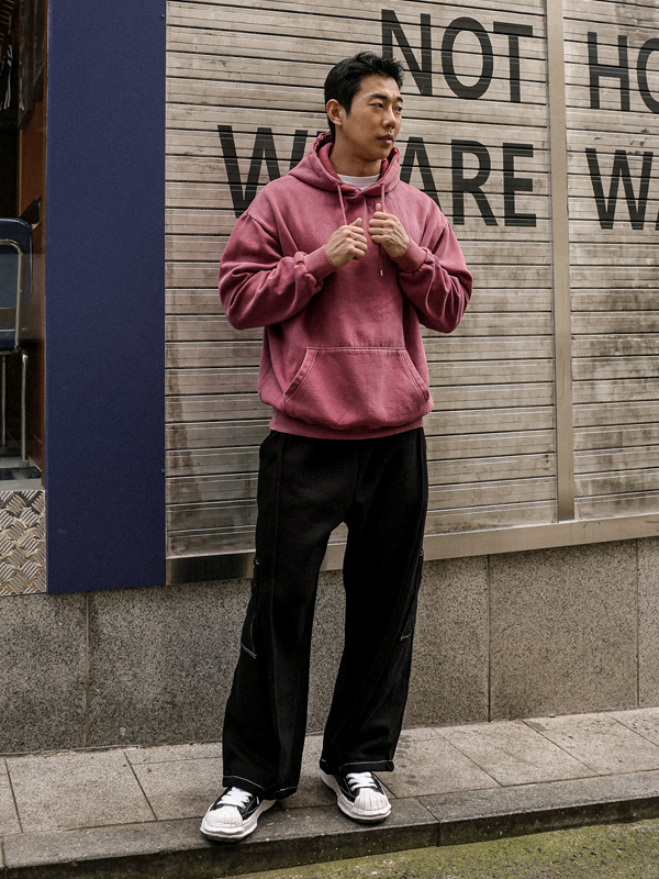 디킨슨 Semi-wide fit cargo-banding 기모팬츠