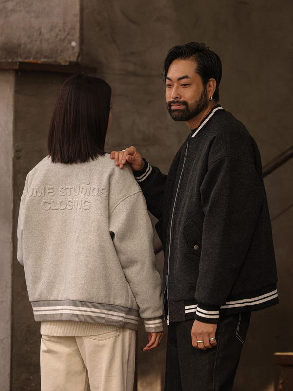 (M-7XL)<br>코트리크 Goose down 바시티자켓 25235