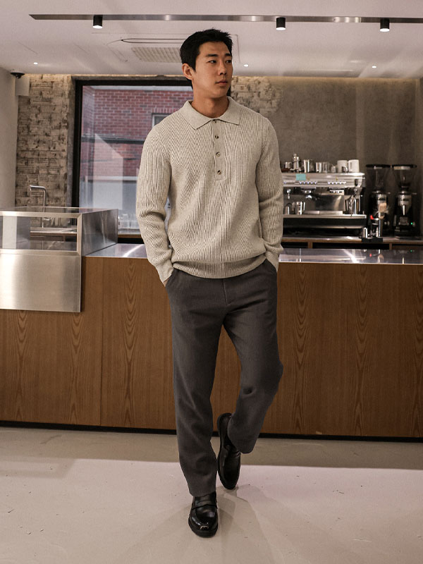 마라루아 Wool 카라니트 MP6572