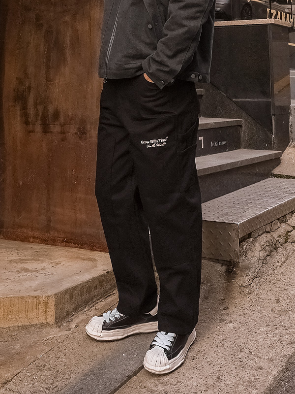 유바드 Semi-wide fit 카펜터팬츠