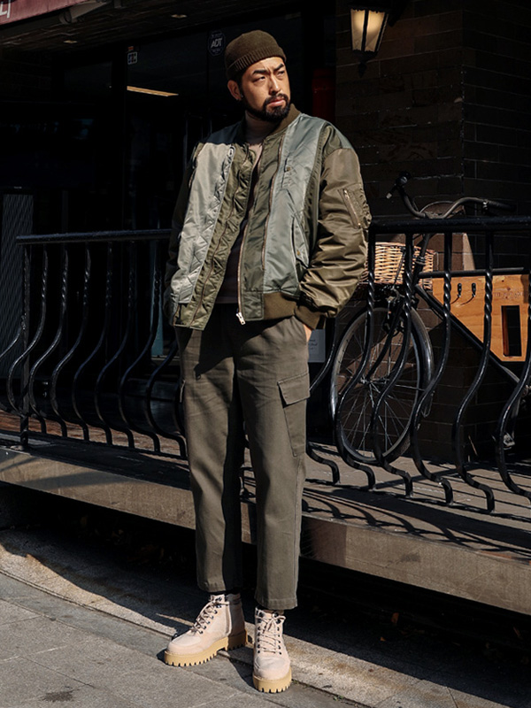 <br><font color="#660616">[365SALE]</font><br><font color="#660616">★교환/반품불가★</font><BR>론다지 cargo-banding pants D186<br><font color="#098a09"><B>Select length (Basic,Long+10cm)</B></font>