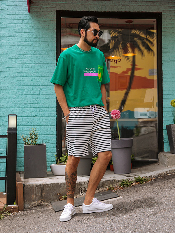 (M-5XL)<BR>포링스 Banding Shorts