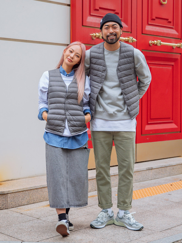 (M-6XL)<BR>라이트힛 Goose down Vest