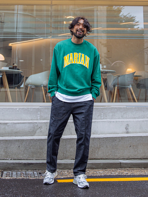 (3XL-6XL)<br>아빌라 Embroidery a napping sweatshirt