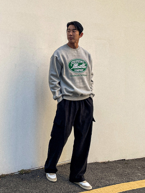 (L-5XL)<BR>카리부타 a napping sweatshirt
