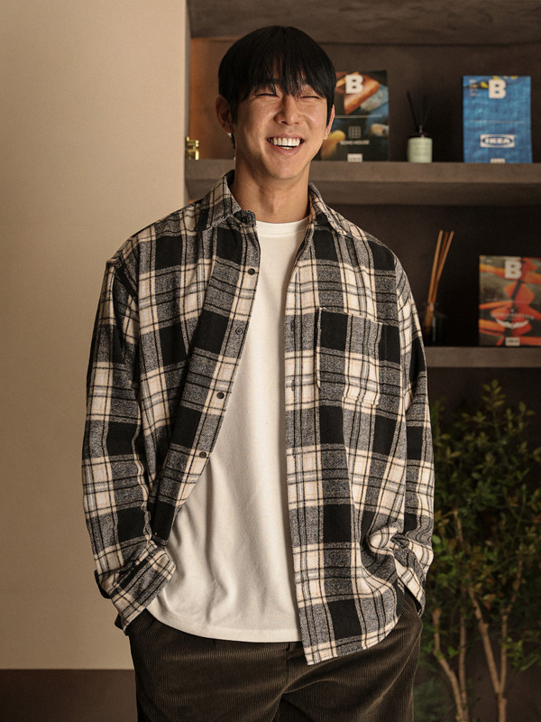 스피디드 checkered shirt