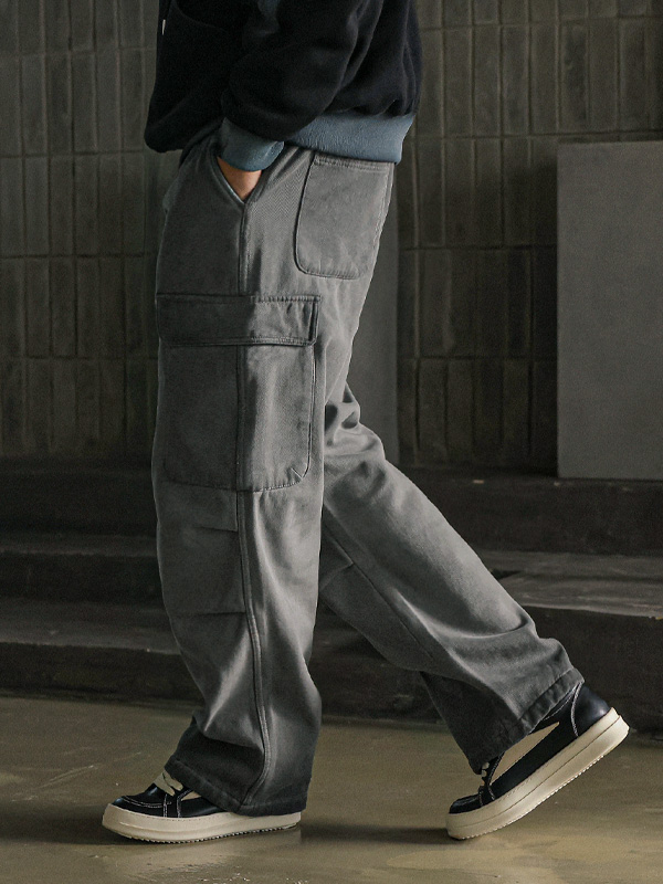 (L-6XL)<br>호이트빌 Semi-wide fit cargo-banding pants 3931