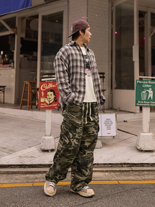 <font color="#660616">[Big ing EVENT product]</font><br>(XL-6XL)<BR>코르티나 checkered shirt 409