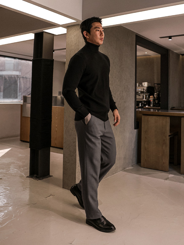 (L-5XL)<BR>이파오카 Modal 목폴라니트 MG6083