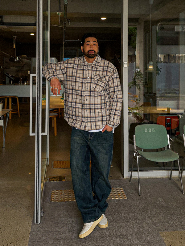 (L-5XL)<BR>리쇼아 Semi-wide fit 기모데님팬츠 8011R