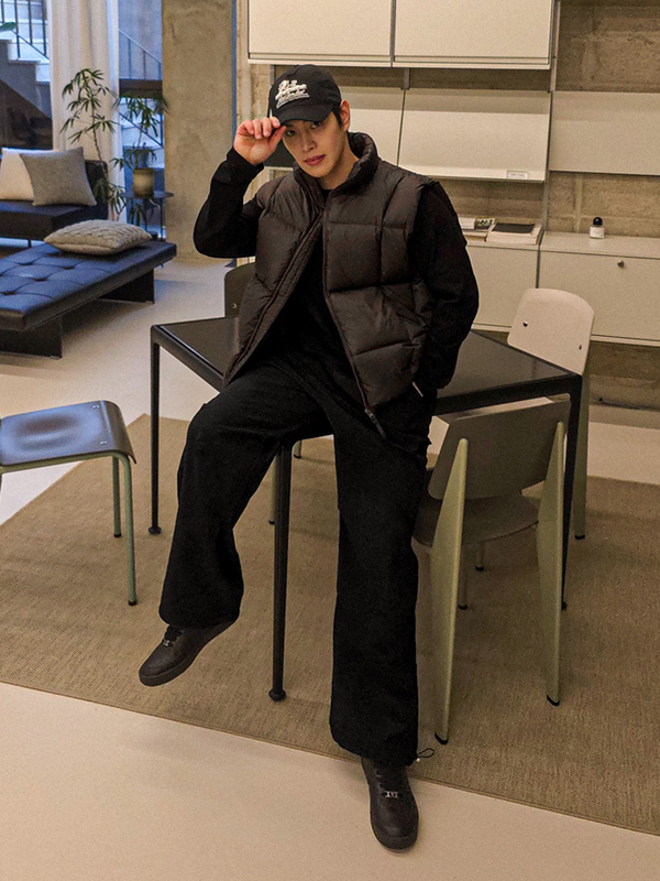 린드스토 Semi-wide fit 기모밴딩팬츠 402