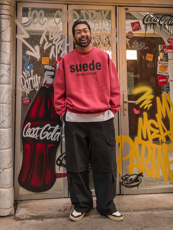 아코라 wide fit cargo-banding pants