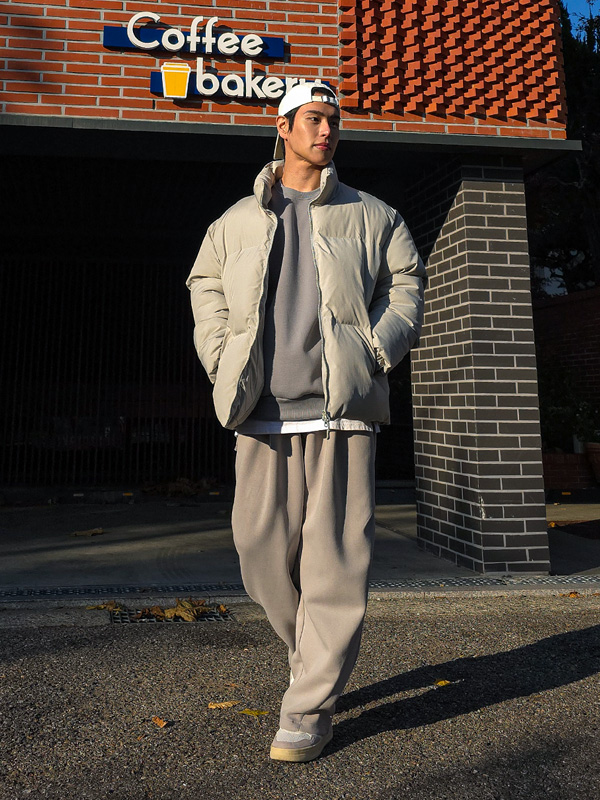 (L-3XL)<br>아마란티 Semi-wide fit 기모트레이닝팬츠 2938