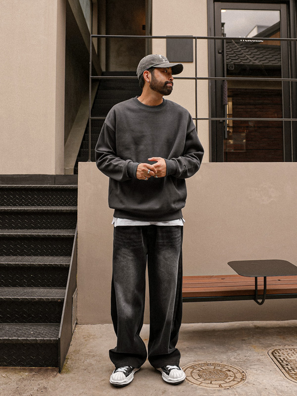 (L-5XL)<br>레스모어 a napping sweatshirt<br><font color="#fb5ec9"><B>[1+1]</B></font>