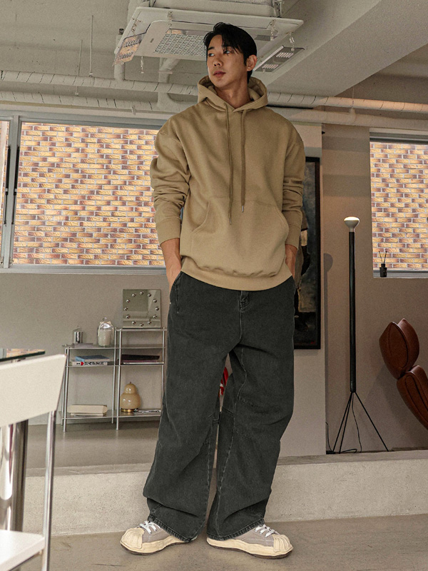 (L-5XL)<br>브랜뉴 overfit a fleece hoodie