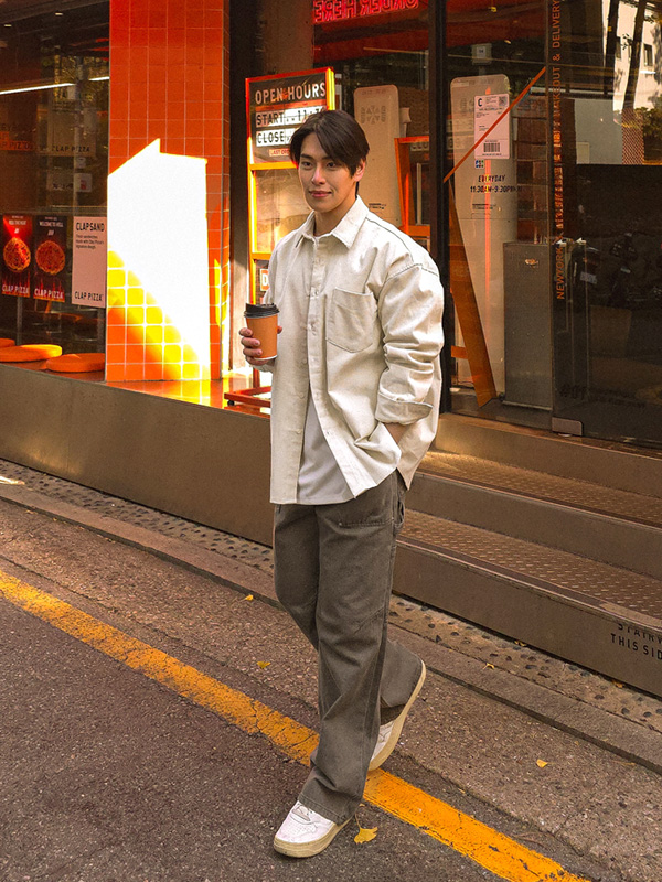 라솔리 골덴셔츠