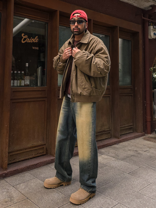 (L-3XL)<br>라콘차 MA-1 flight jacket 25089