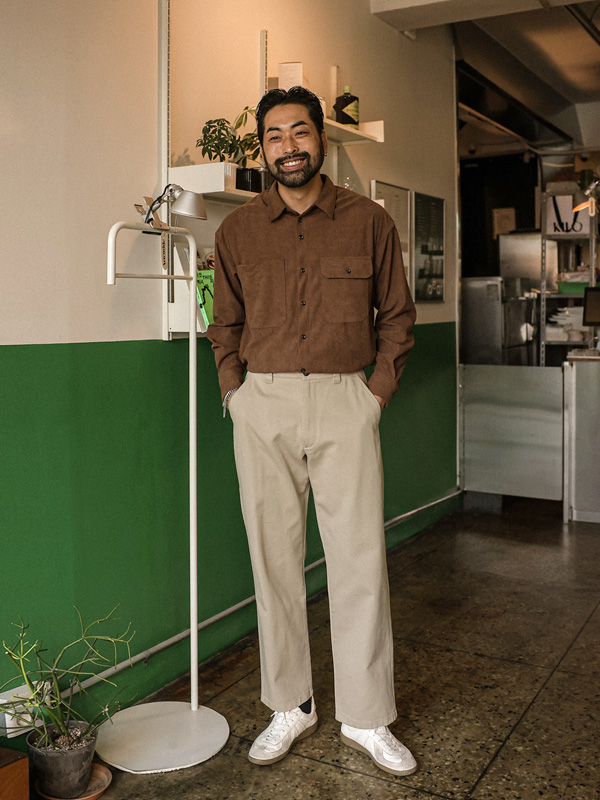 가다그 Suede 골덴셔츠