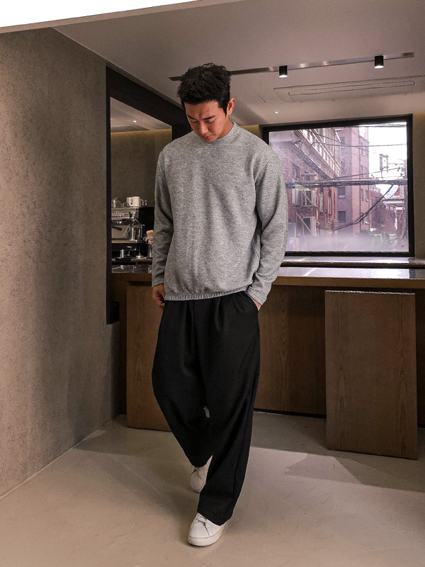 (L-6XL)<br>타부아 넣은척 Knit T050