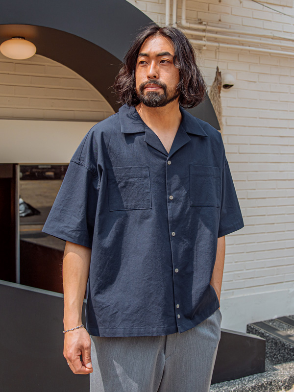 (XL-6XL)<br>오포치노 linen short-sleeved shirt