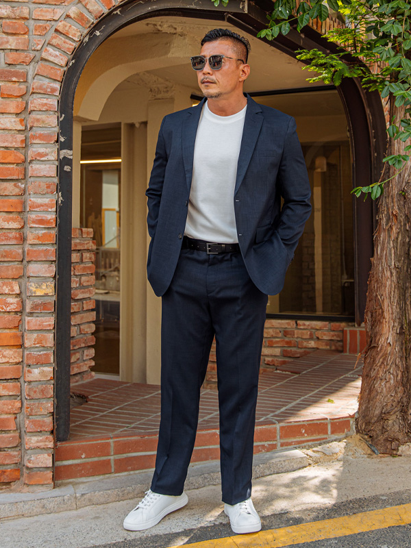 (L-4XL)<BR>모그파스 a linen jacket