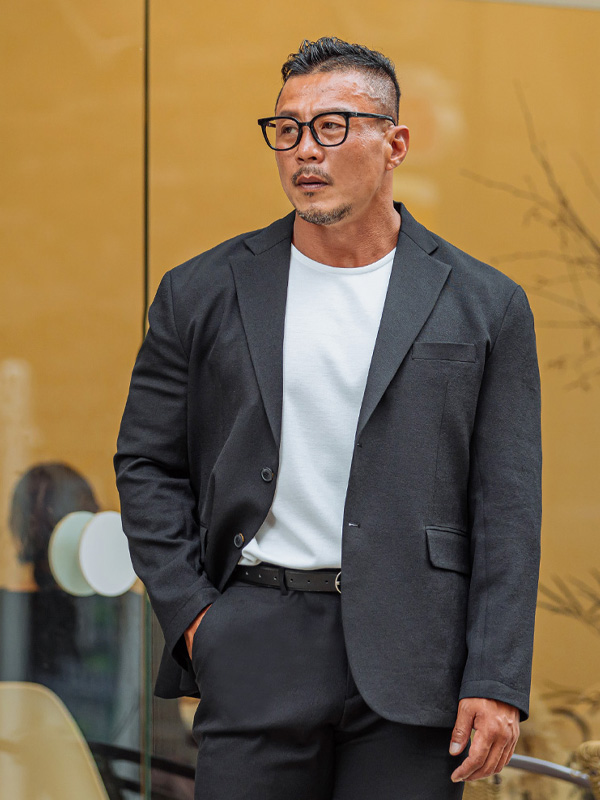 (M-6XL)<BR>스무트 정장자켓+드릭스 Slacks