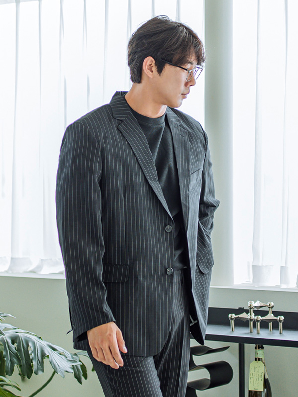 (L~4XL)<BR>윌슨 a linen jacket+닉슨 Banding Slacks